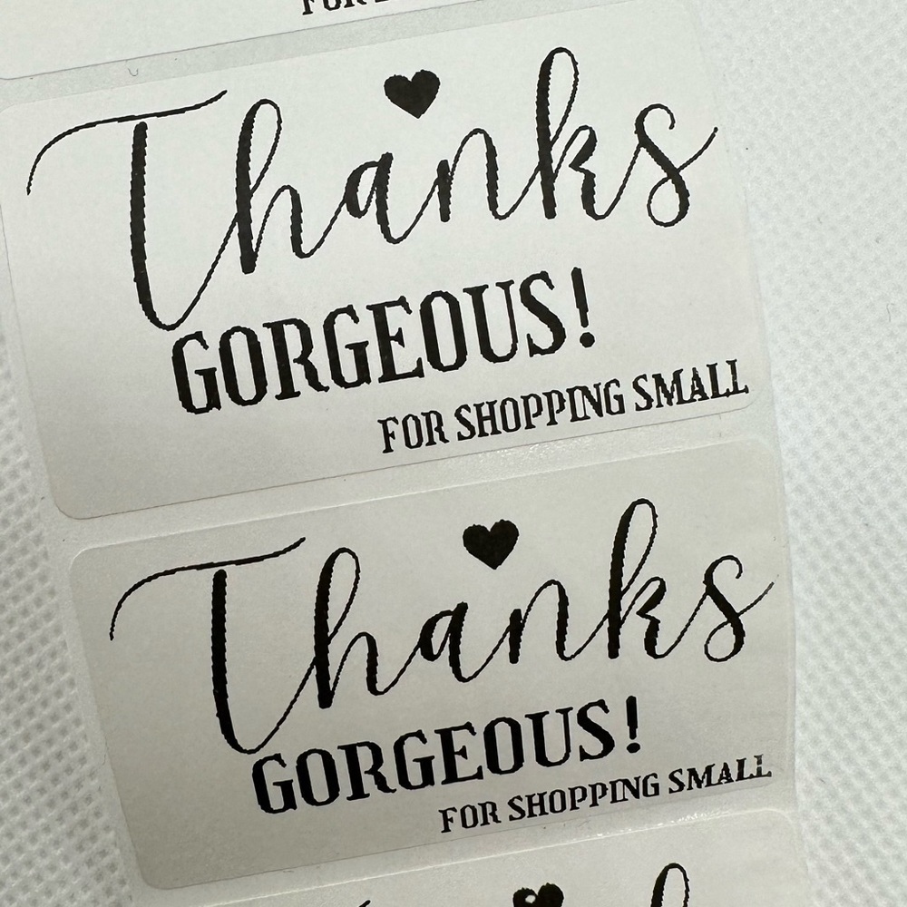 Thanks stickers  2" Stickers labels (100 roll ) NWT​​ - Picture 7 of 12